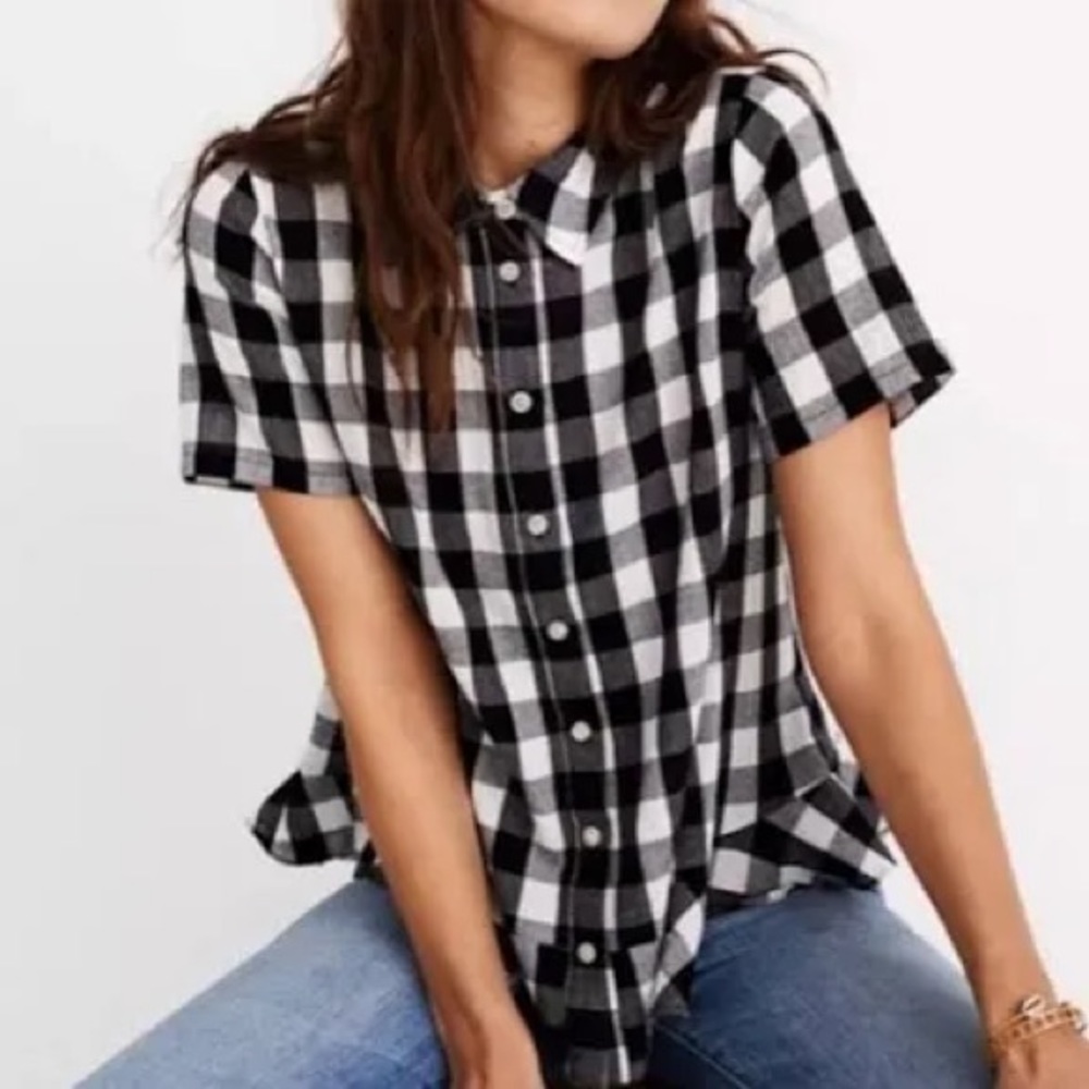 Madewell Gingham Blouse